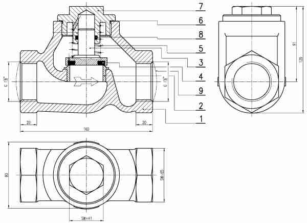Rückschlagventil RVK 1½